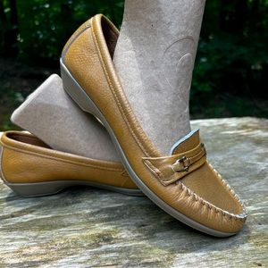 Sebago Vintage USA Made Slip On Leather Women’s  Shoes 9N